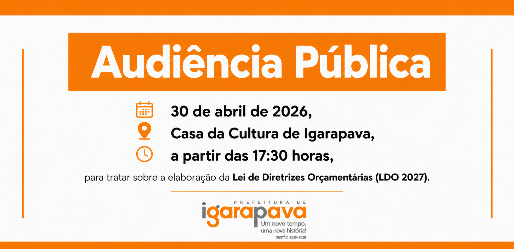 Audiência Pública – LDO 2027