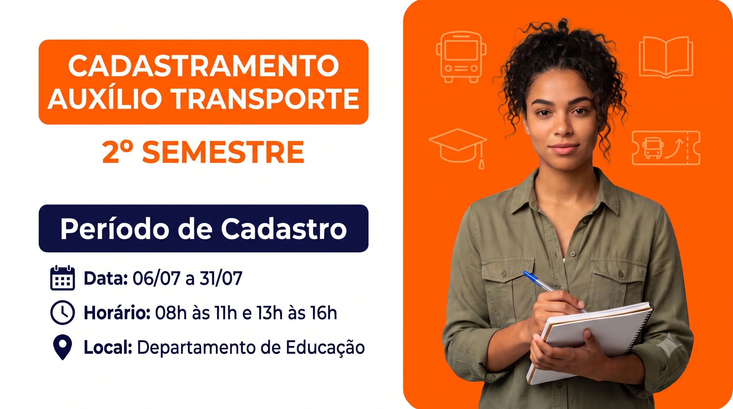 Auxílio Transporte 2º Semestre 2026